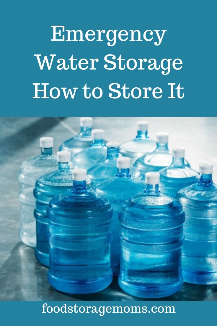 Emergency Water Storage How to Store It | Emergency water, Water storage,  Emergency