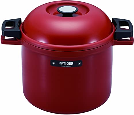 Amazon.com: TIGER NFH-G450 Non-Electric Thermal Slow Cooker 4.75qts / 4.5L,  Red: Rice Cookers: Home &amp; Kitchen